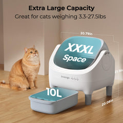 Invengo quiet operation keeps the home peaceful while cats use the box.