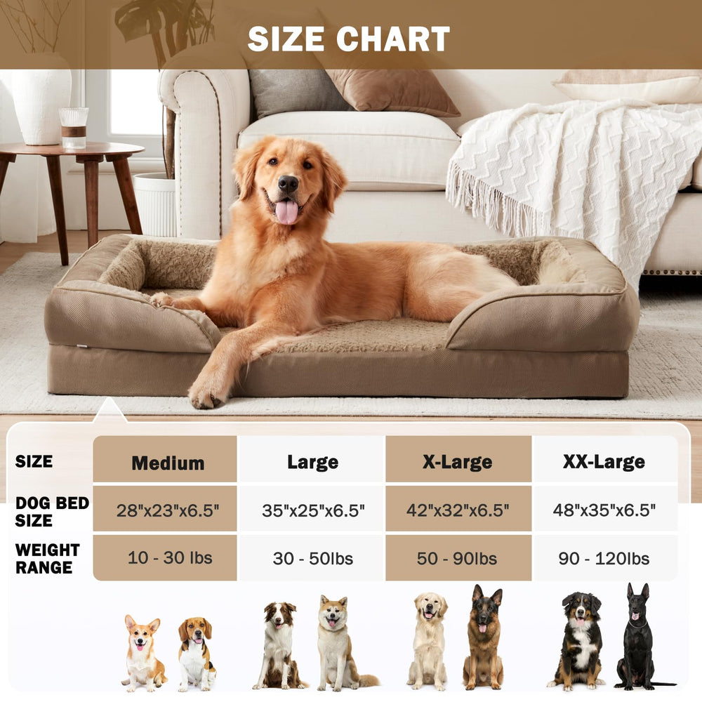 INVENHO dog bed fish-scale soft surface feels cozy and calming for pets