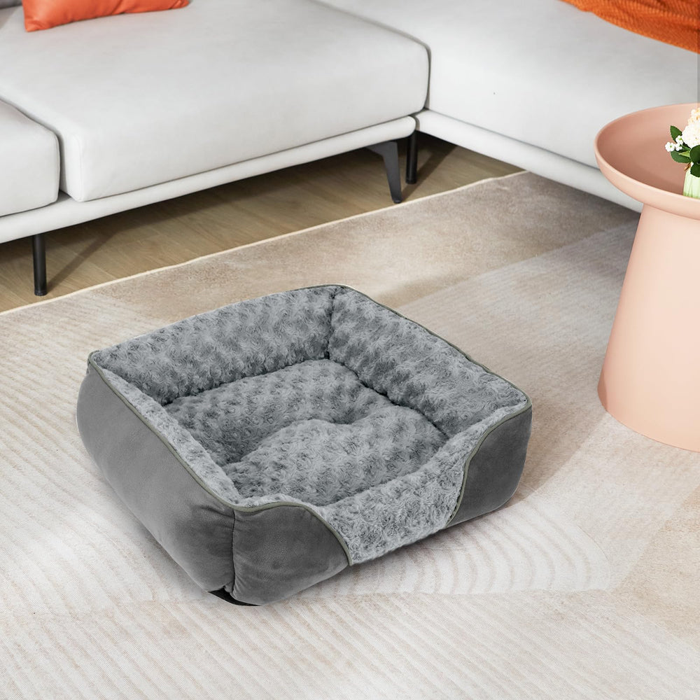 INVENHO dog bed is machine washable for easy care and lasting softness.