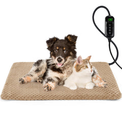 INVENHO heated dog bed with waterproof cover for warm pets in any room