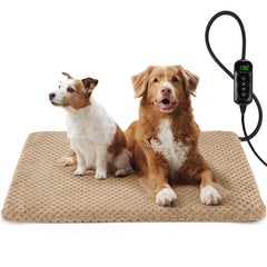 INVENHO heating pad with LED controller provides precise temperature control for pets.