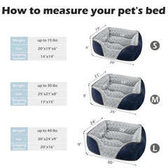 INVENHO bed features a low-entry design for easy access by small or old dogs.