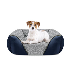INVENHO medium dog bed with raised edges for secure, supportive resting.