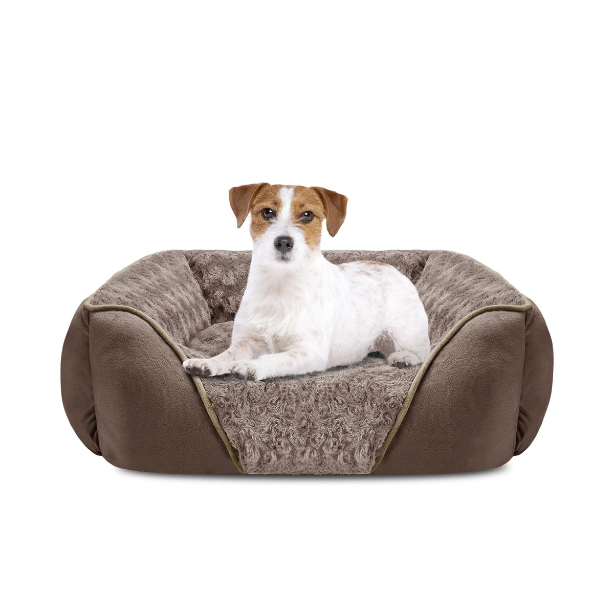 INVENHO medium dog bed rectangle shows a cozy sleeping area for pets.