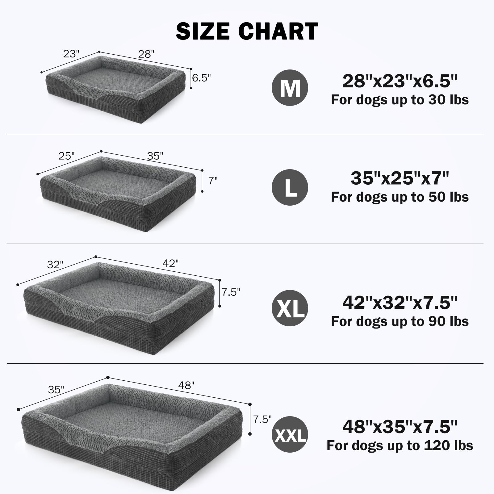 INVENHO non-slip bottom design keeps bed steady during use
