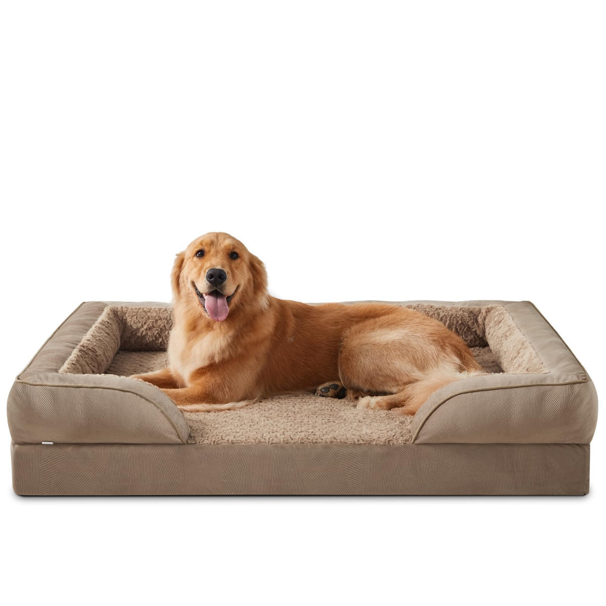 INVENHO orthopedic dog bed XL sleep surface provides cozy support for relaxing naps