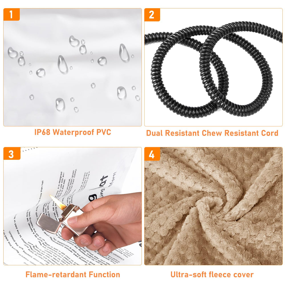 INVENHO removable washable cover ready for quick laundry after pets