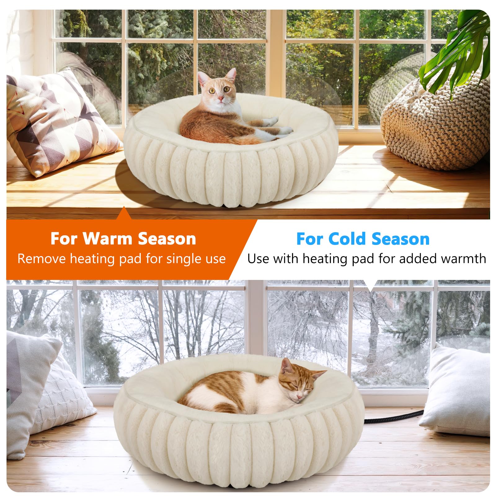 INVENHO removable heater for easy washing and year-round use