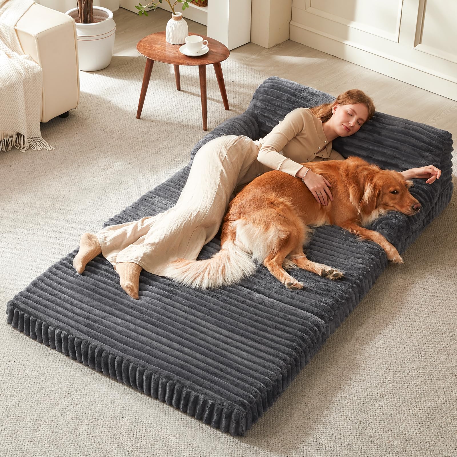 INVENHO Room-ready bed offers a comfy retreat in any room.