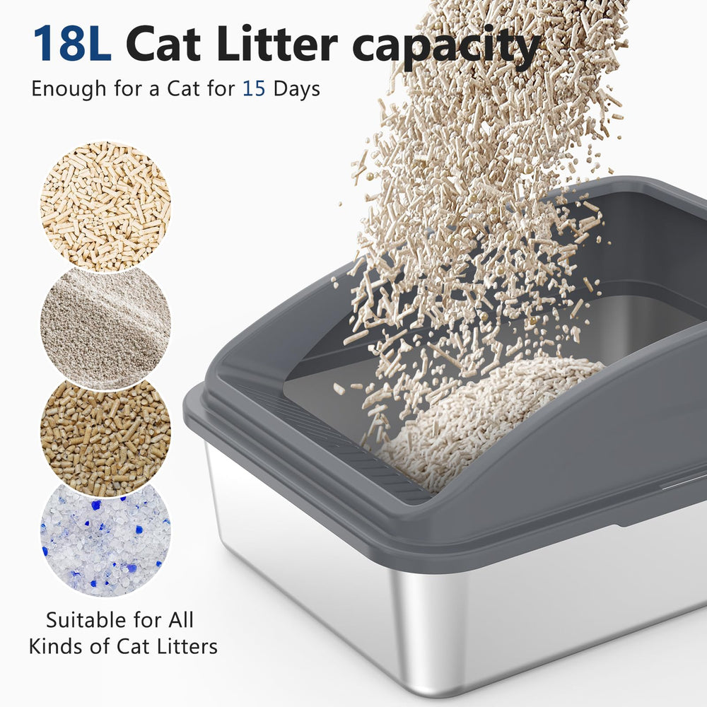 INVENHO leak-proof design with 4" walls contains urine and reduces splashing