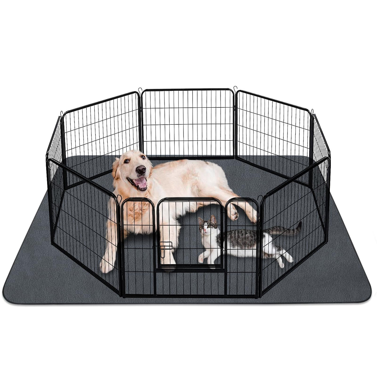 INVENHO washable dog pee pads front view offering large housebreaking coverage