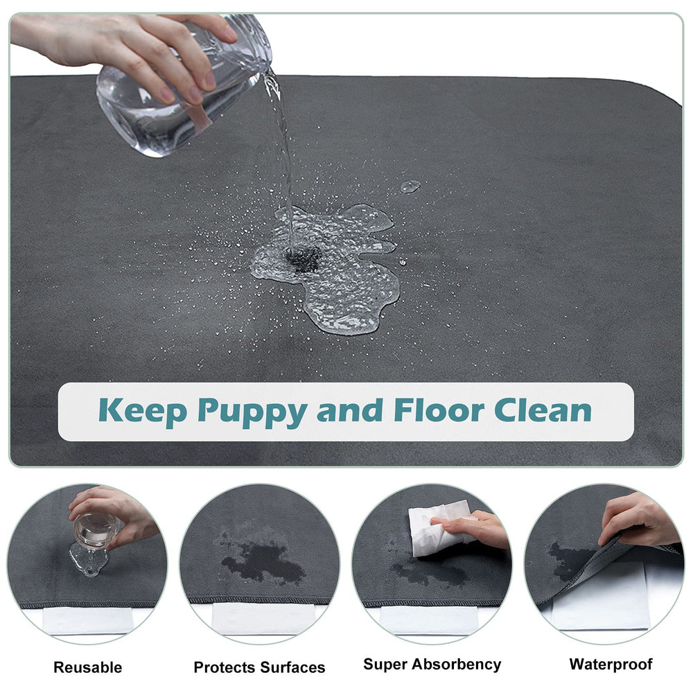 INVENHO anti-slip bottom detail keeps the pad in place on floors and beds.