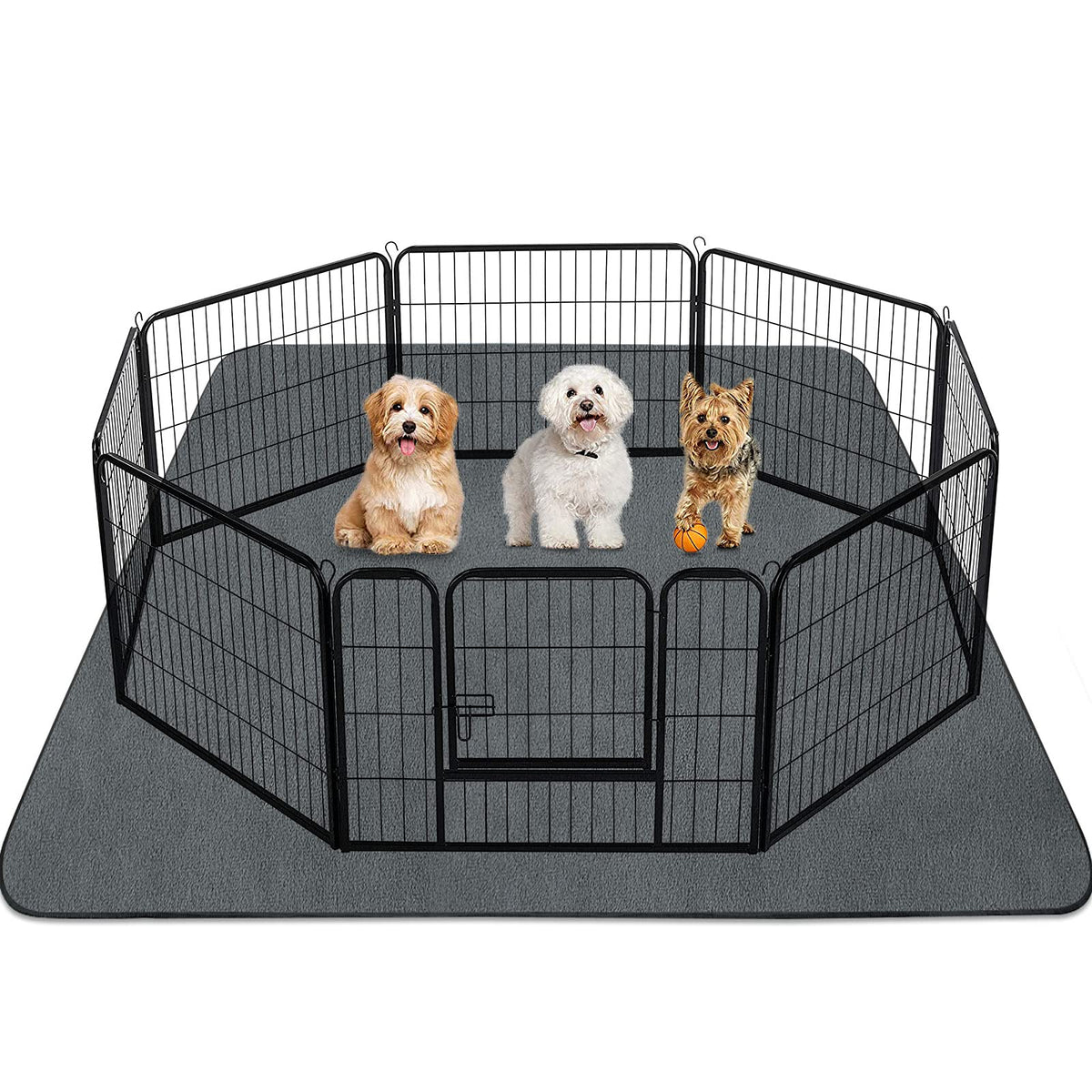 INVENHO 72x72 flat pad offers oversized coverage for larger dogs.