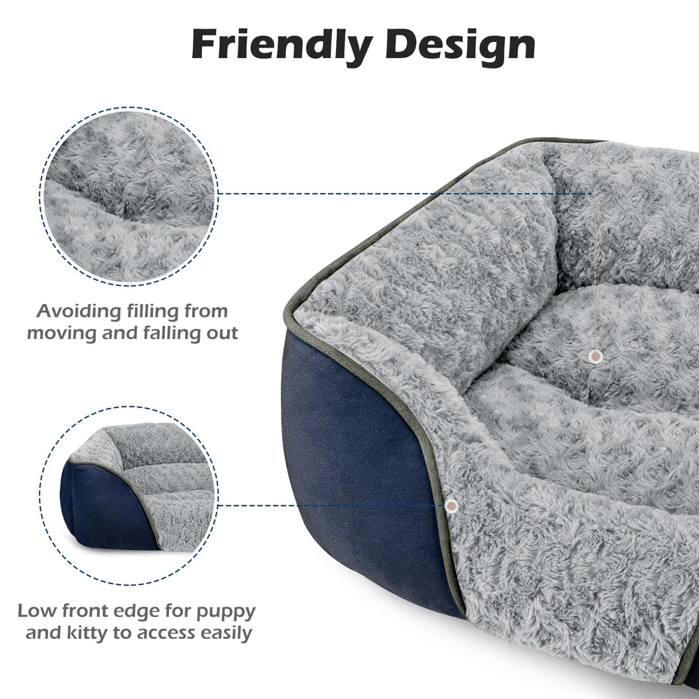 INVENHO XX-Large dog bed washable design ready for quick cleaning