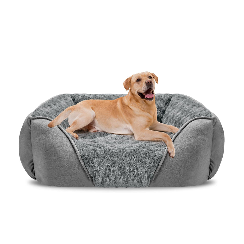 INVENHO xx-large dog bed rectangle for roomy naps and comfortable lounging.