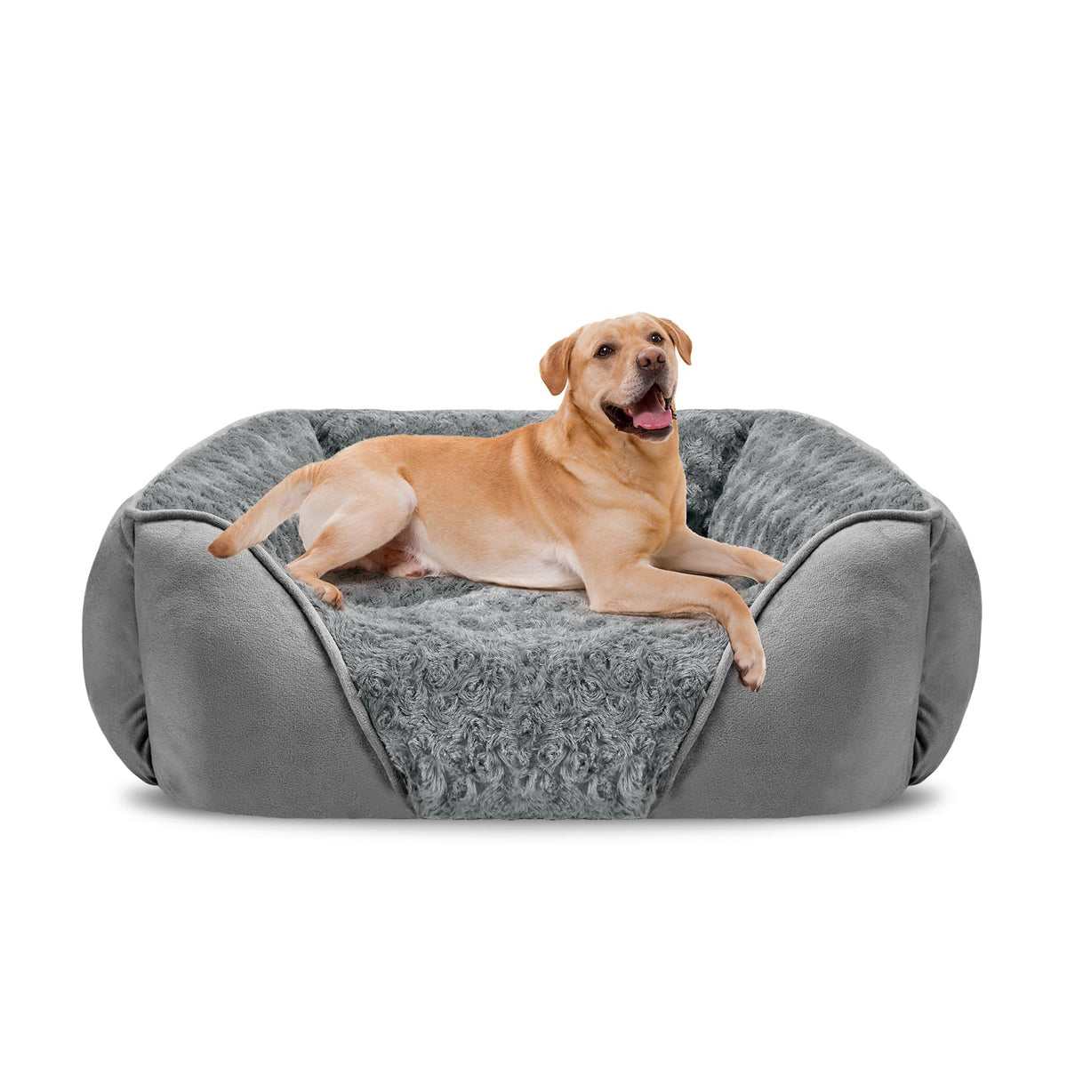 INVENHO xx-large dog bed rectangle for roomy naps and comfortable lounging.