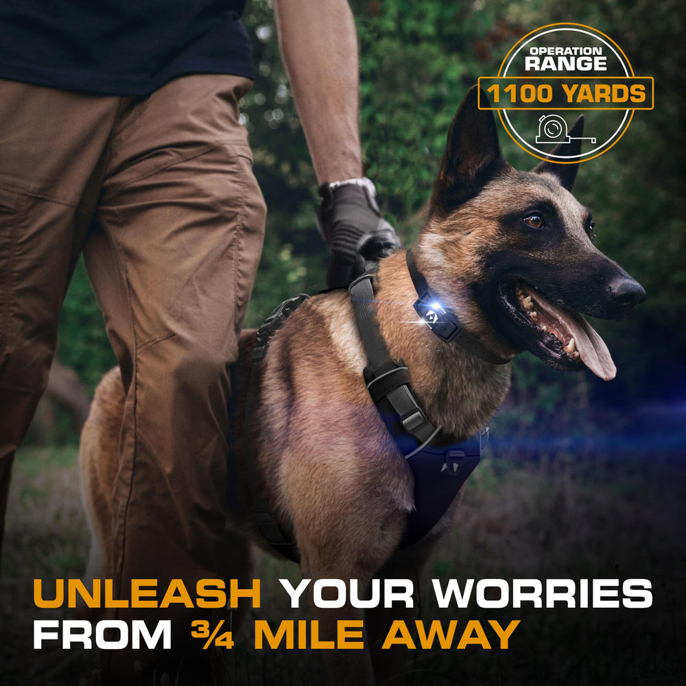 INVIROX Ultra K9 ergonomic remote fits comfortably in your hand.