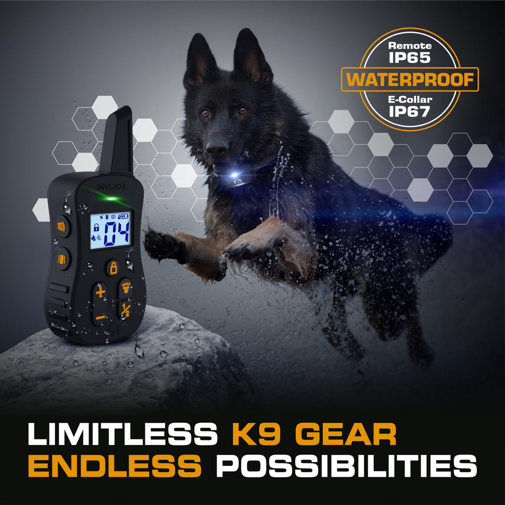 INVIROX Ultra K9 demonstrates ¾ mile range for outdoor training.