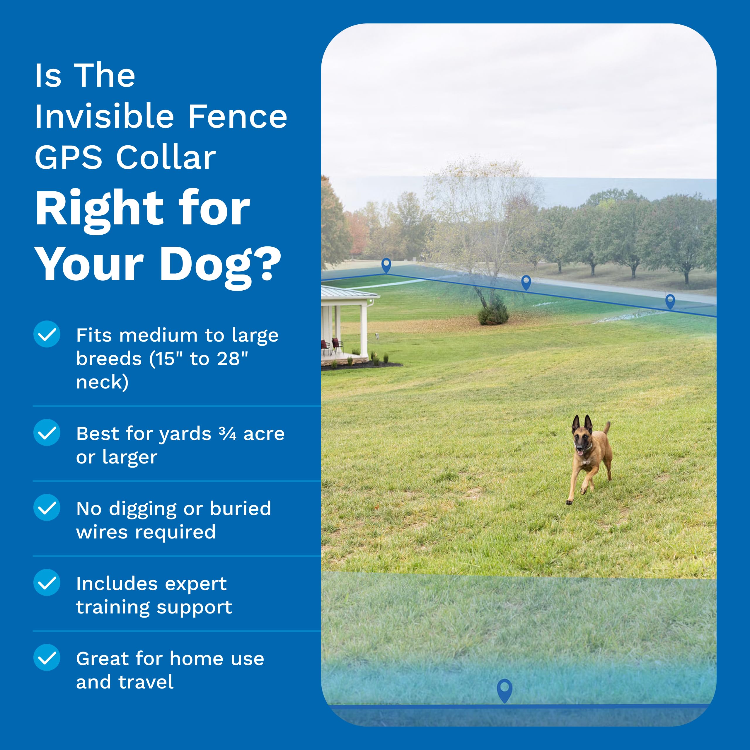 Invisible Fence waterproof collar ready for all-weather outdoor use