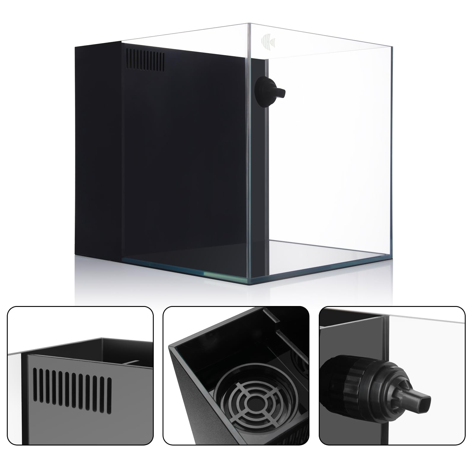 IOAOI Coralland 8-Gallon compact desk-display shows desktop-friendly marine setup