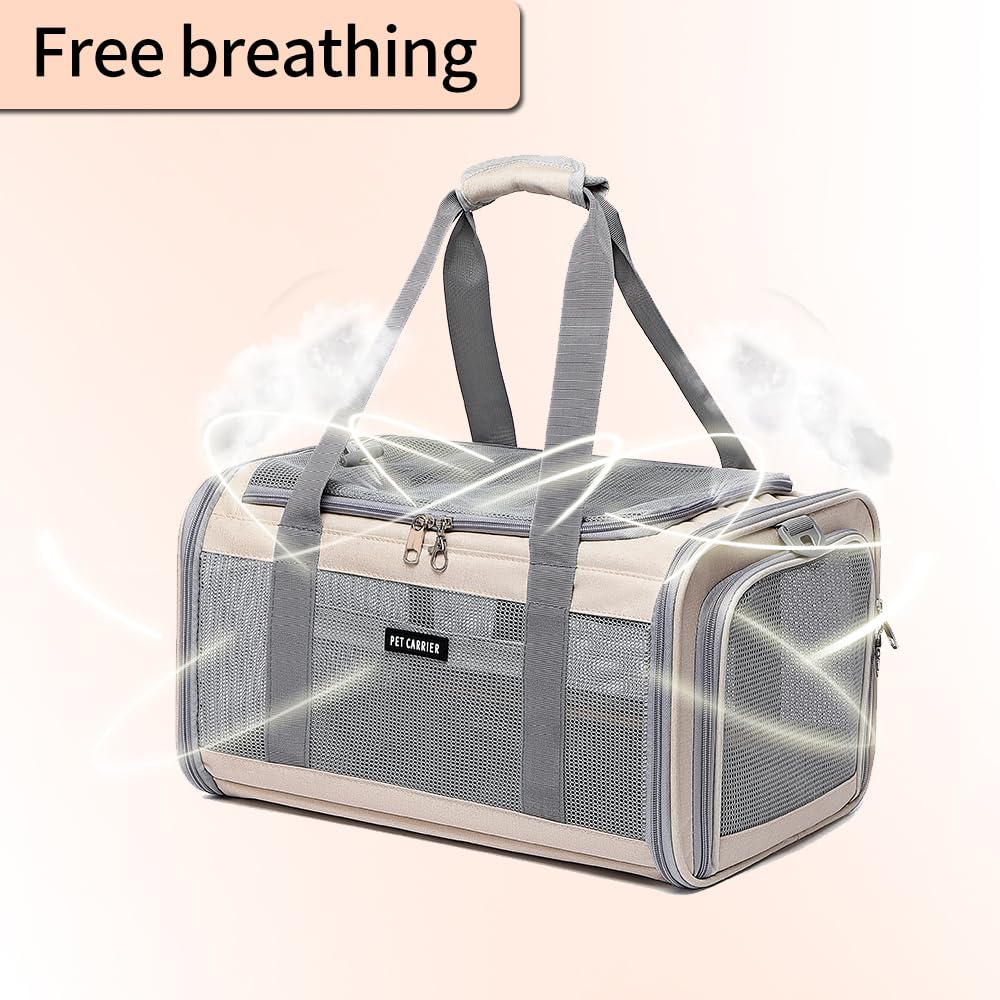 Ioview breathable mesh carrier with ventilation for comfortable airflow during flights.