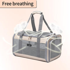 Ioview breathable mesh carrier with ventilation for comfortable airflow during flights.