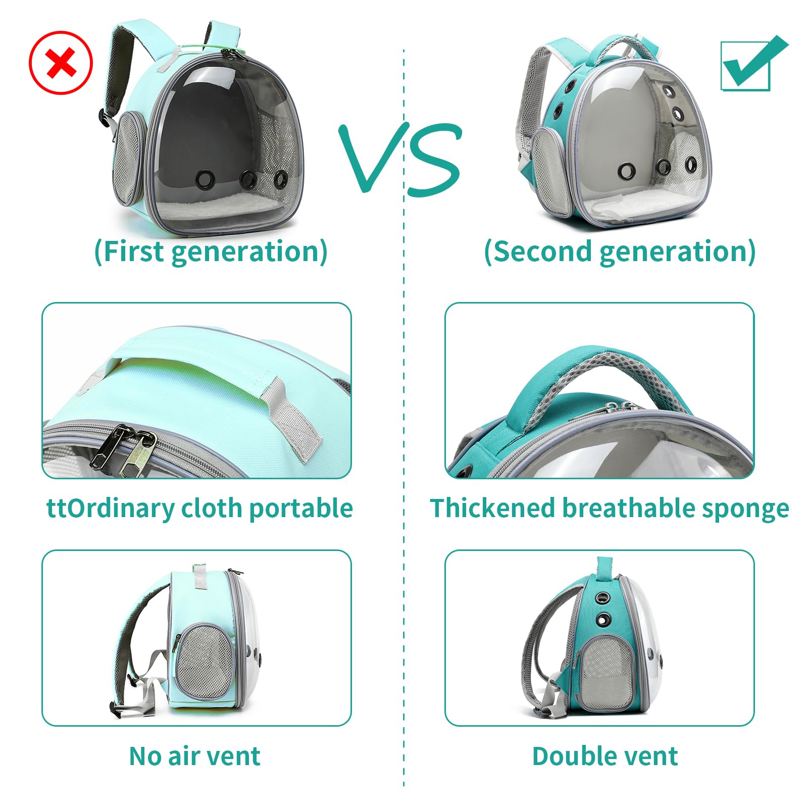 ioview high-quality PC with EVA reinforcement provides sturdy structure.