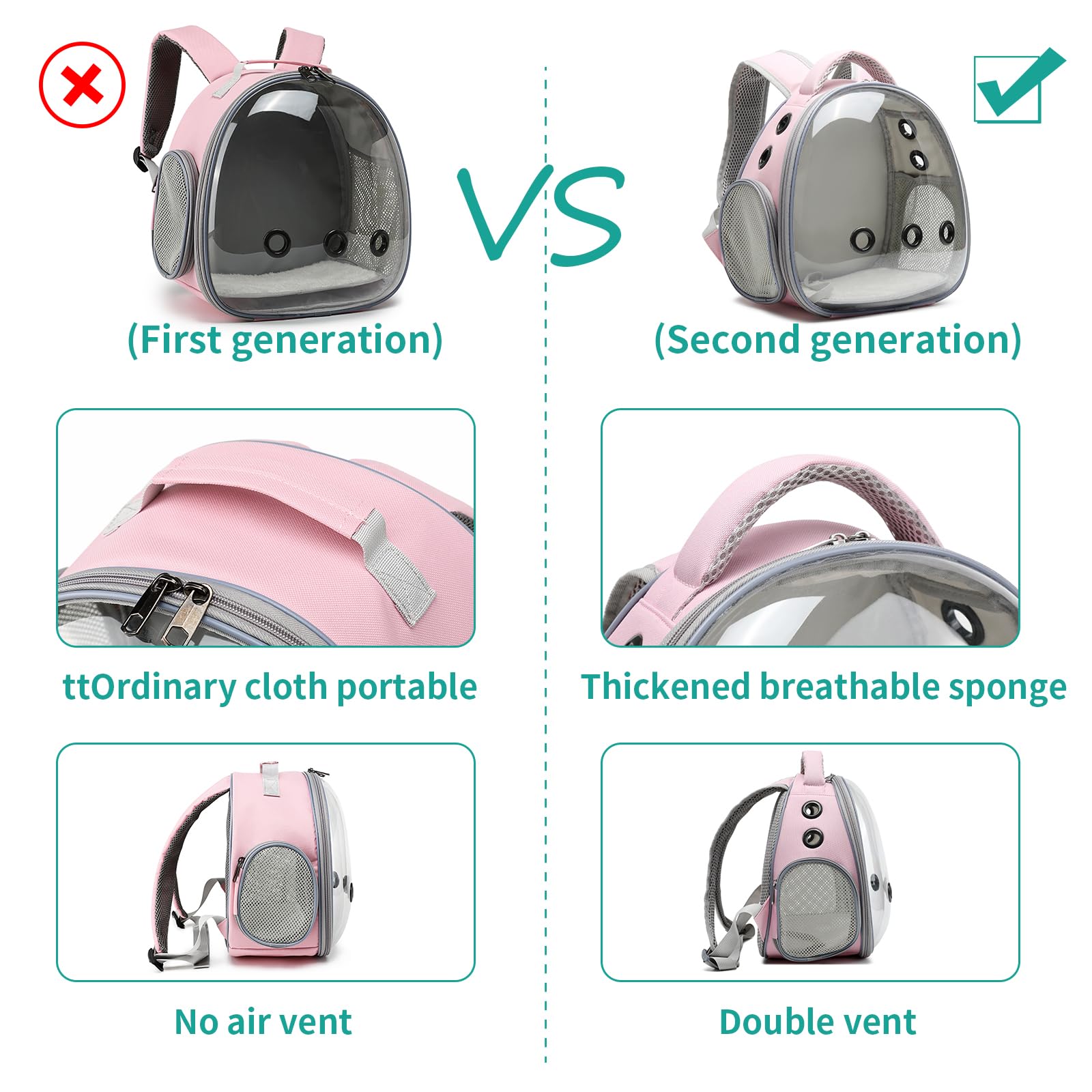 ioview PC and EVA reinforcement preserve shape and reduce pressure during travel.