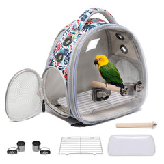 ioview portable travel pet backpack with bubble window lets you monitor your pet during transit.