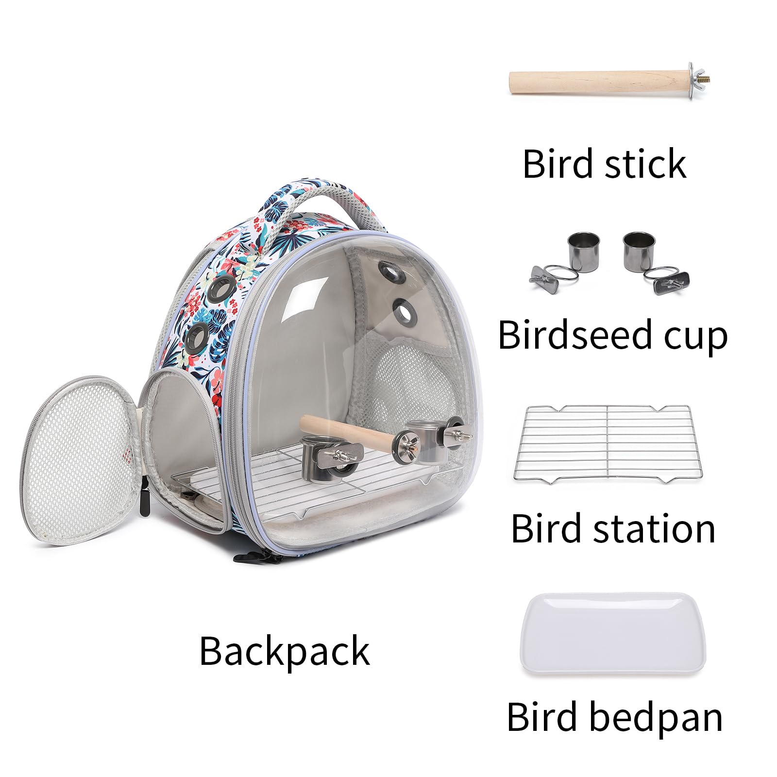 ioview transparent bubble window helps observe and entertain your pet's view.