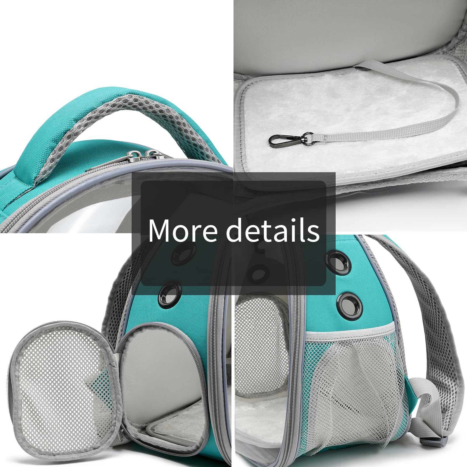 ioview travel pet backpack folds compactly for easy storage