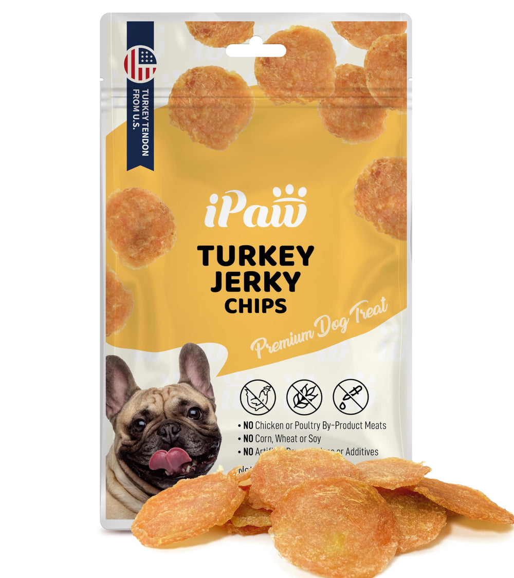 iPaw chips pavo para entrenamiento, premio práctico y fácil de partir.