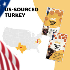 iPaw chips pavo sabor superior, irresistible para perros activos.