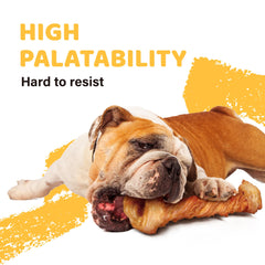 iPaw Turkey Tendon dental health concept with chewing action.