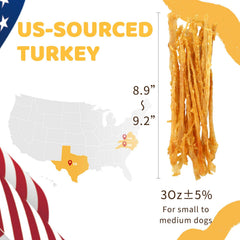 iPaw Turkey Tendons dog-chewing-action showcases engaging chew session and satisfaction.
