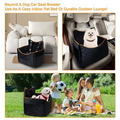 iPEGTOP dog car seat harness channel demonstrates enhanced safety during rides