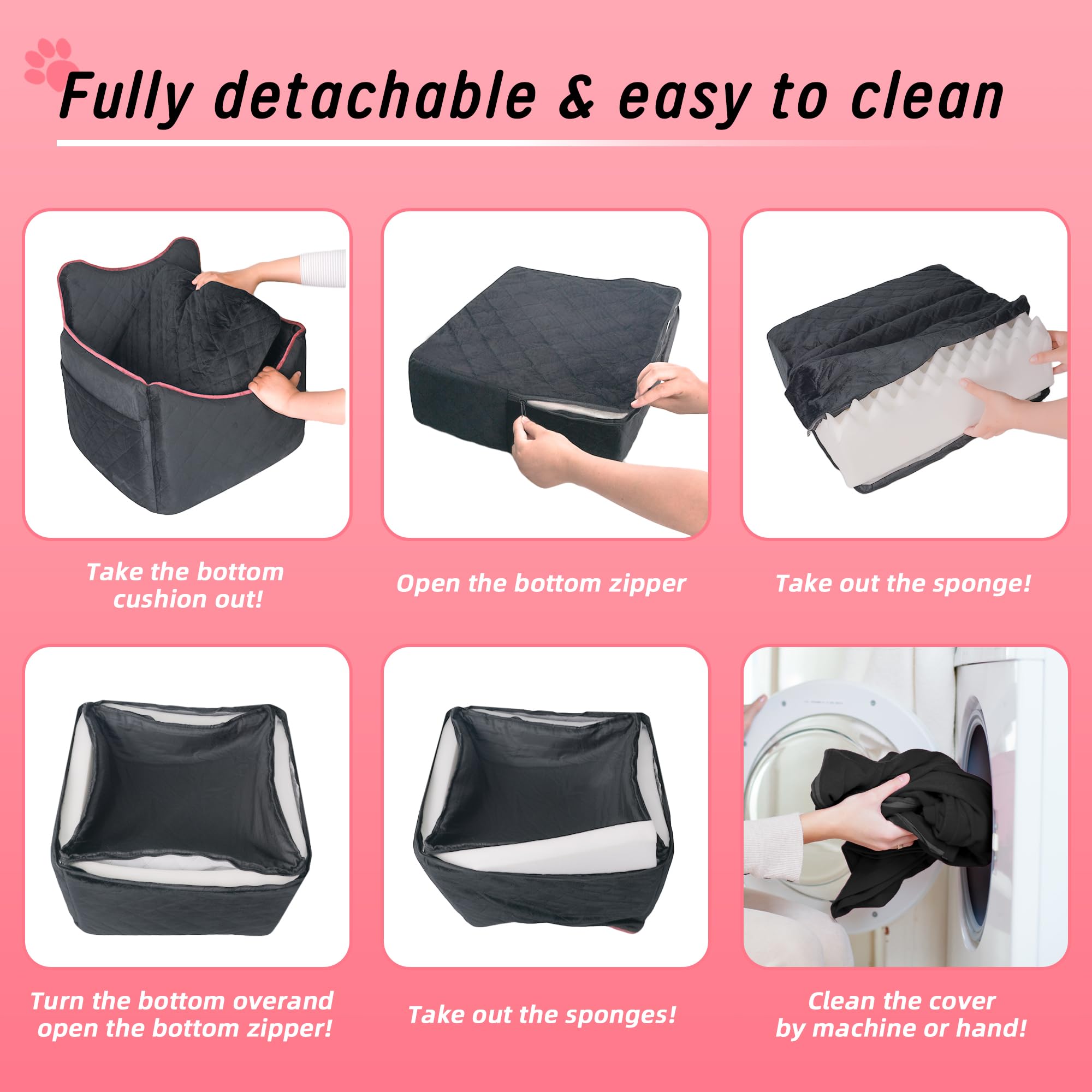 iPEGTOP fits dogs under 35 lbs for safe travel