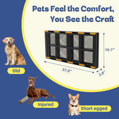 IPETBA dog ramp foldable with comfort grip for easy transport and setup.