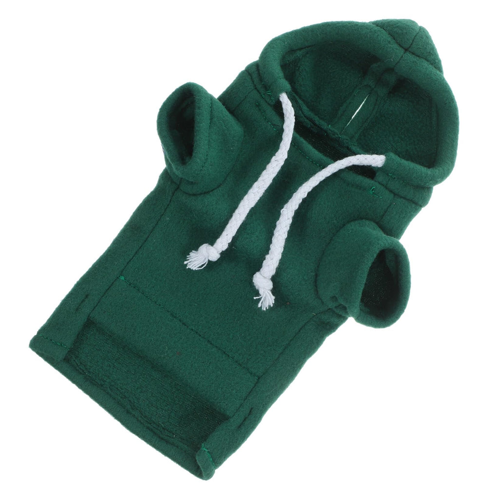 Ipetboom ferret clothes hoodie green, cozy warmth for small pets