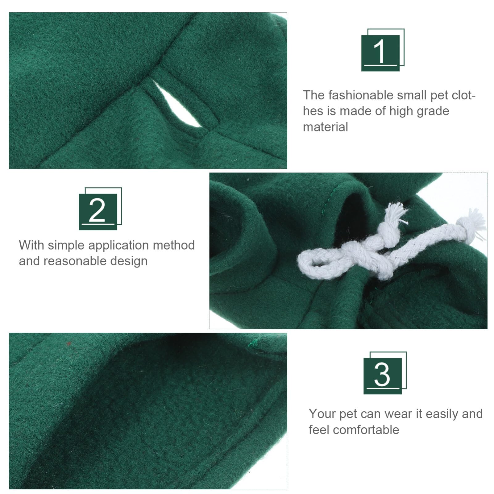 Ipetboom ferret hoodie with drawstrings, secure daily wear