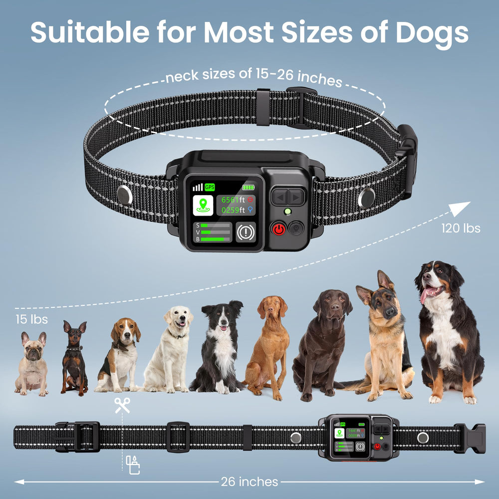 ipetlore GPS fence outdoor use in yard, beach, and farm settings