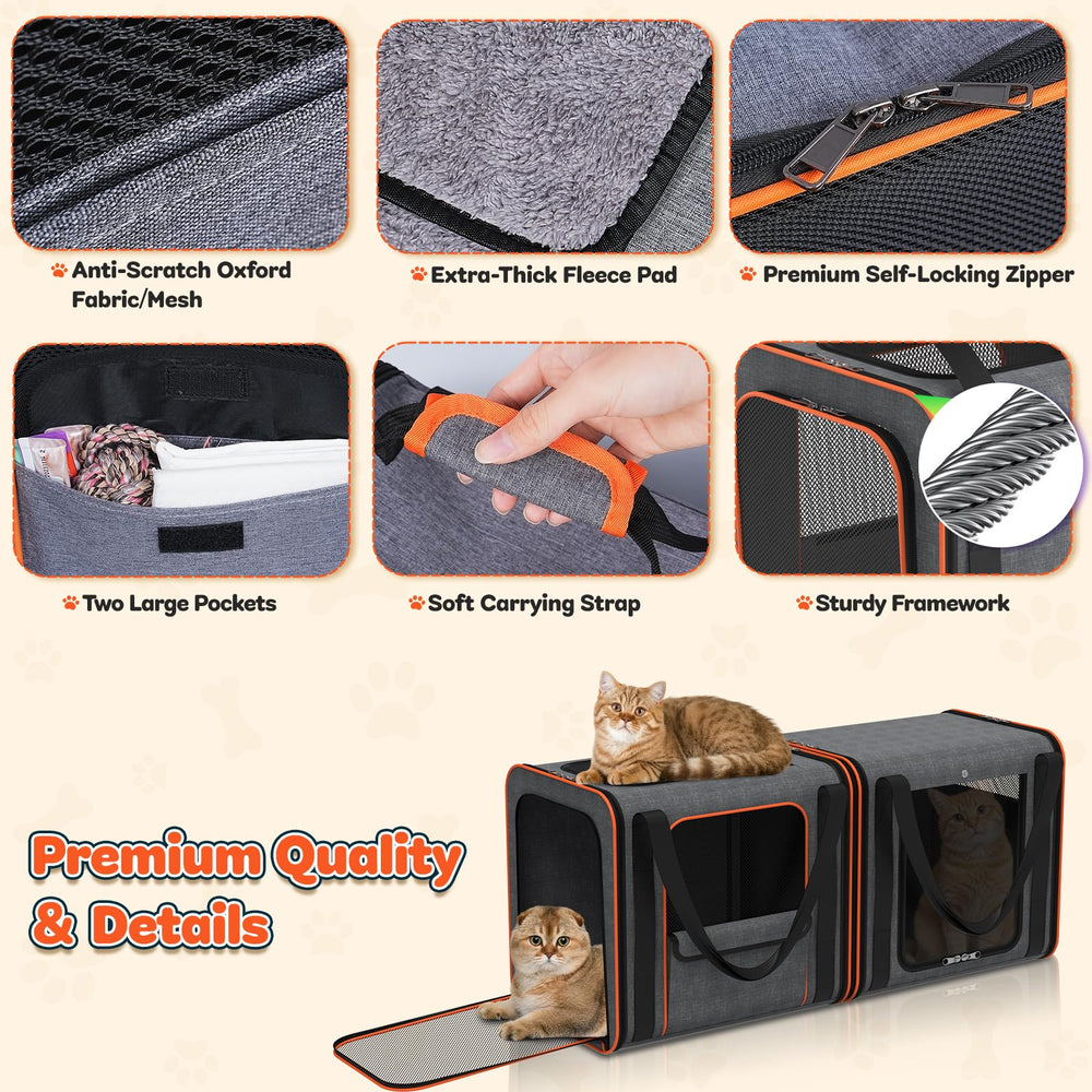 ipetstation cat carrier-easy-setup-unboxing highlights quick setup without tools