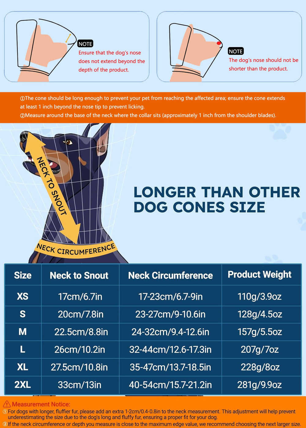ipetstation dog cone soft oxford cloth feels gentle against skin for comfort