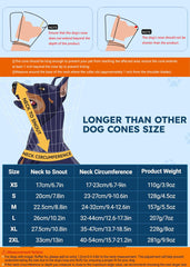 ipetstation dog cone soft oxford cloth feels gentle against skin for comfort