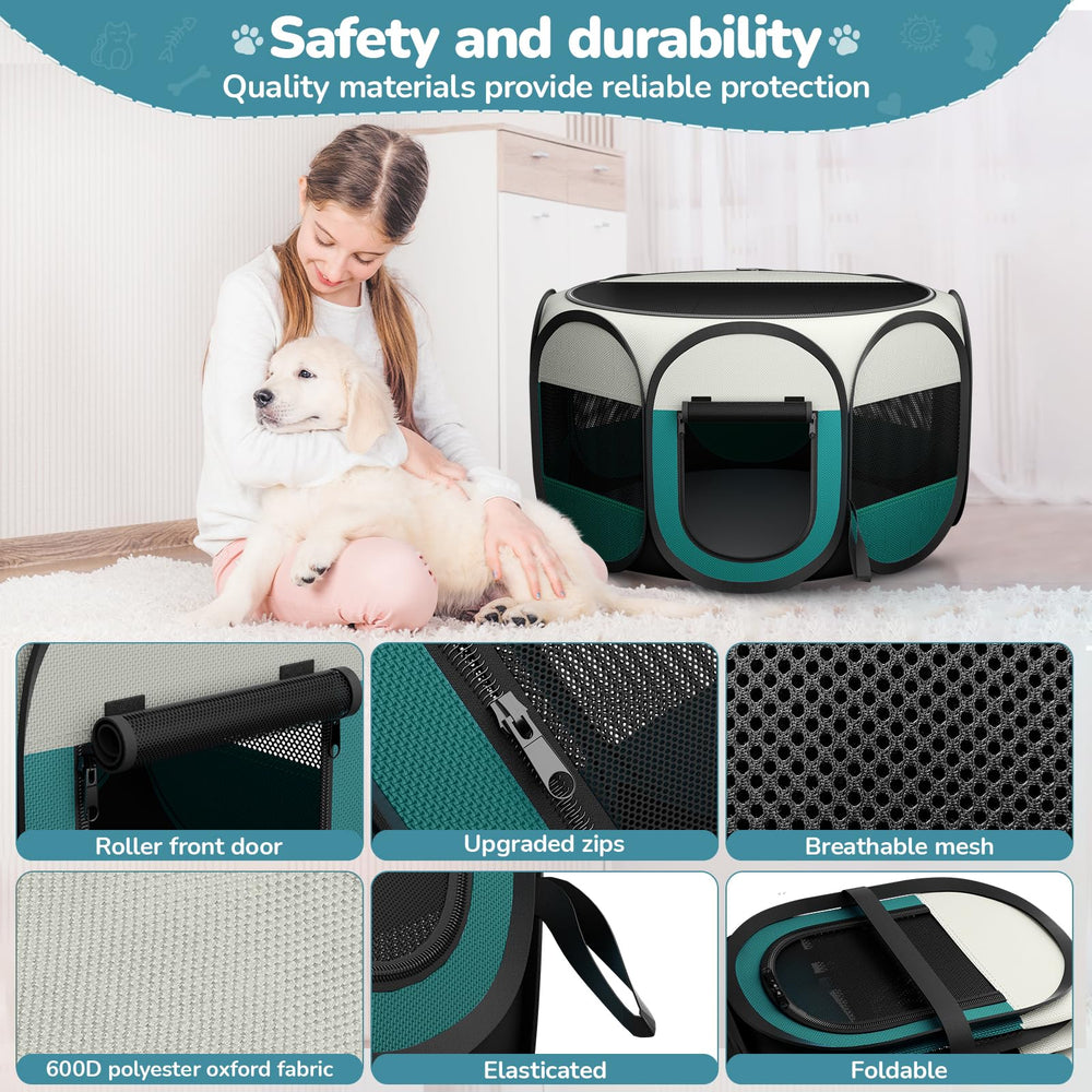 ipetstation fold flat storage—compact design for tidy storage after use.