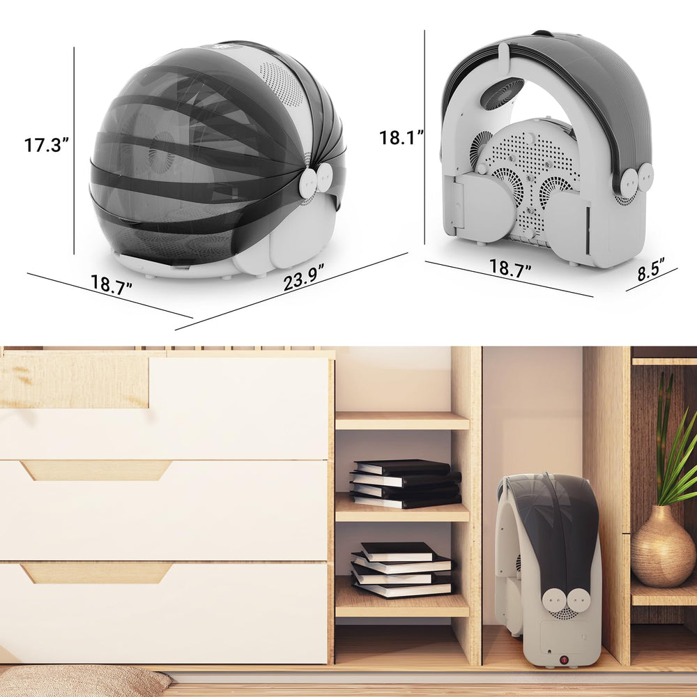 iPettie built-in ion generator helps reduce static and frizz on fur.