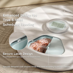 ipettie brioche feeder led panel shows intuitive control and scheduling
