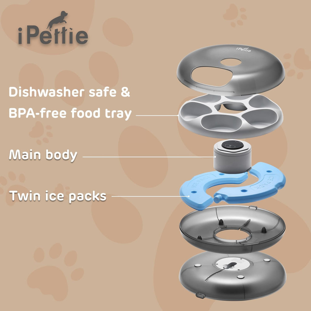 ipettie Donut Frost care guidance and dishwasher note for parts