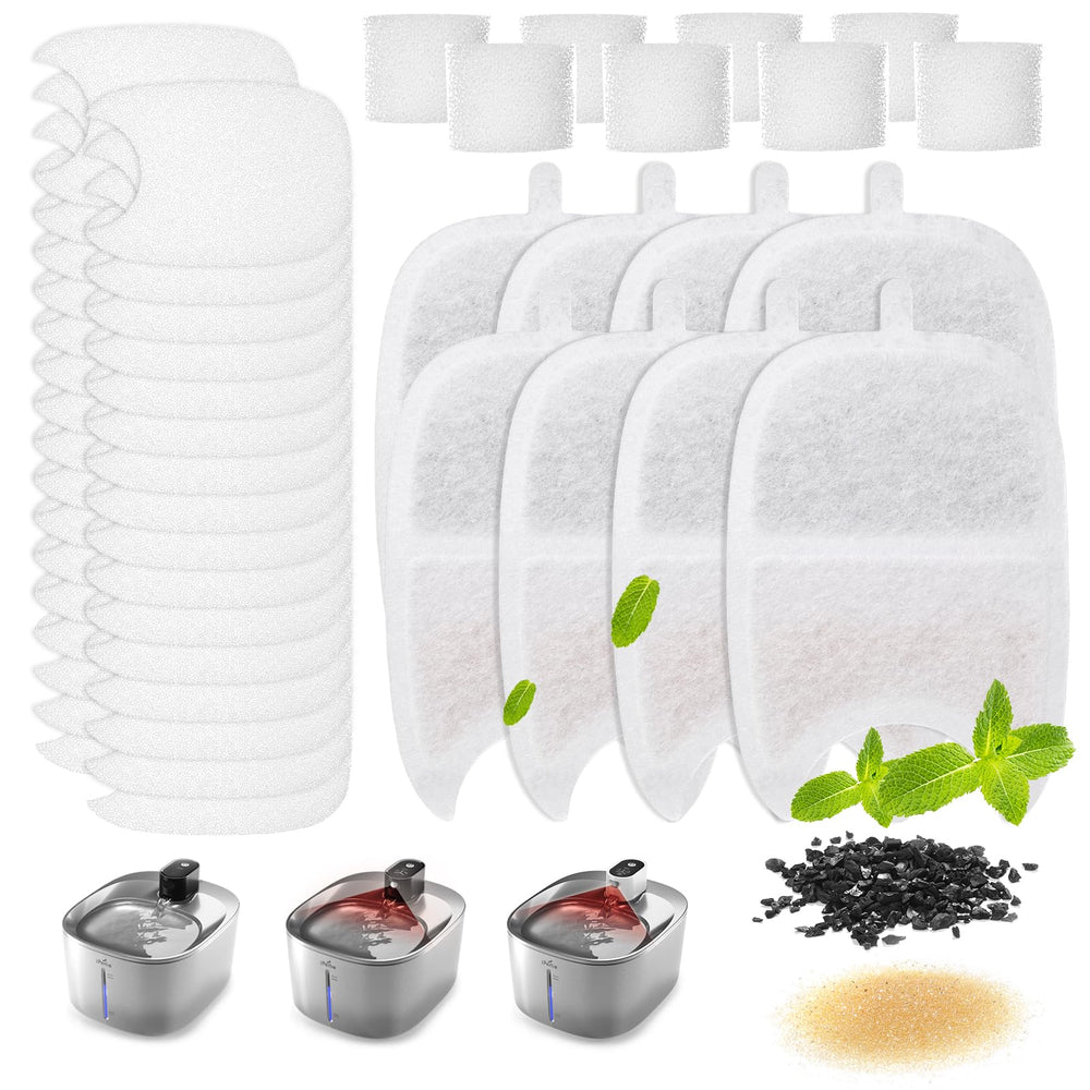 ipettie ip-wf-s04-f8 carbon filter for Runway fountain improves water clarity