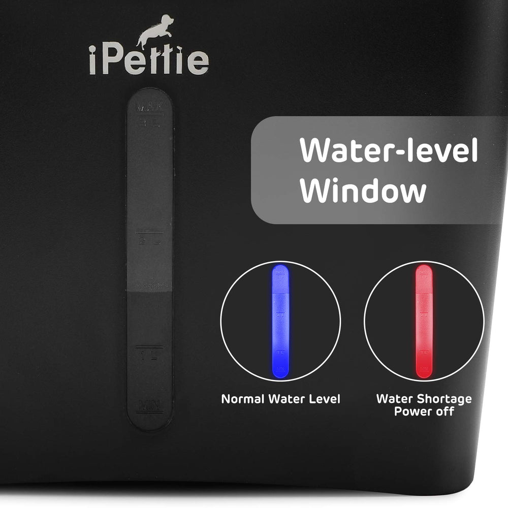 iPettie Kamino cat fountain 3L capacity supports extended hydration periods